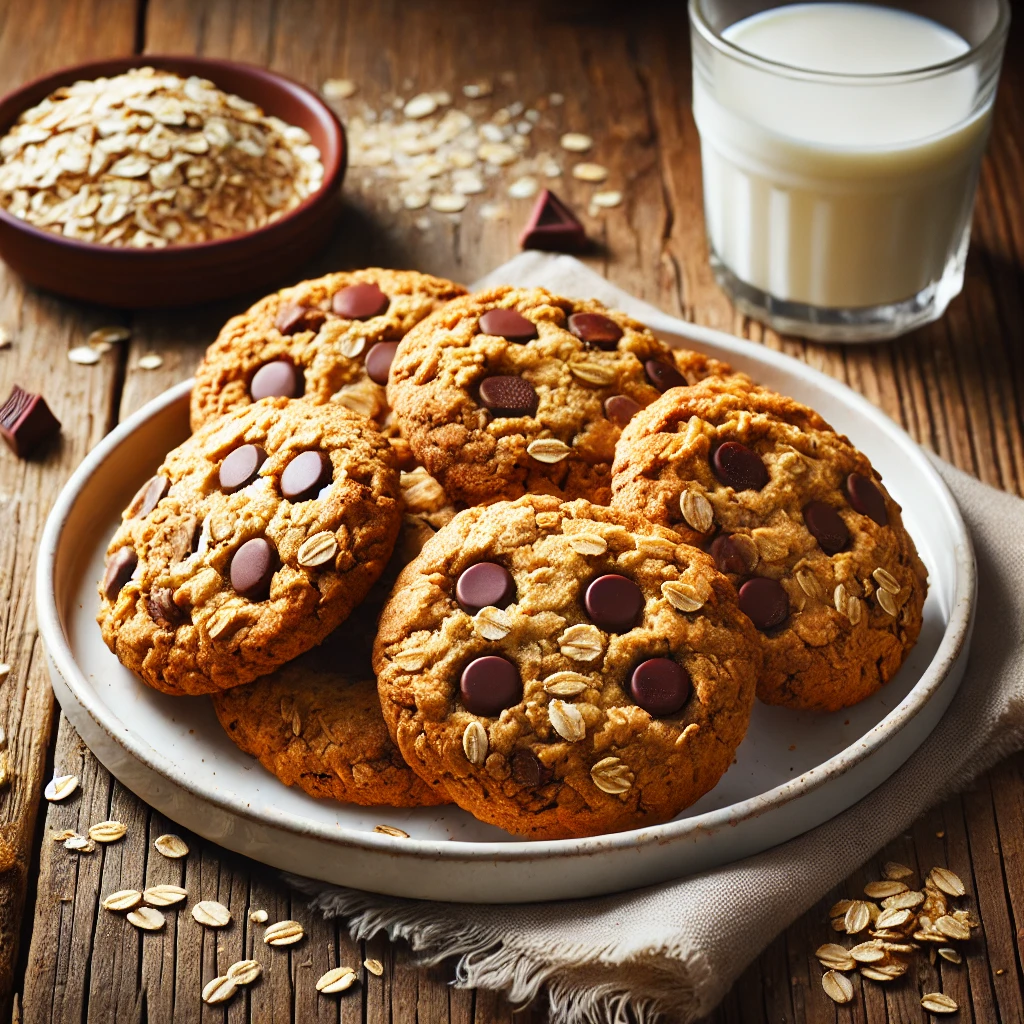 Chewy Oatmeal Chocolate Chip Cookies Recipe