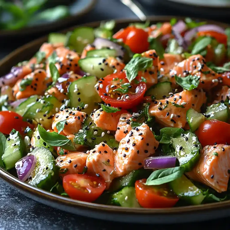 Chopped Salmon Salad