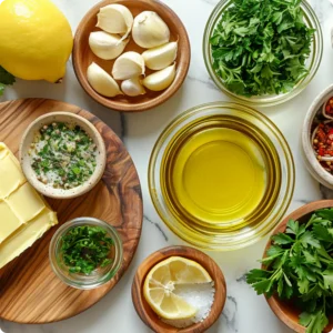 Ingredients For that Incredible Garlic Butter Sauce