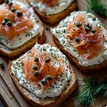 Smoked Salmon with Capers