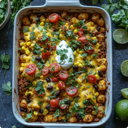 taco potato casserole