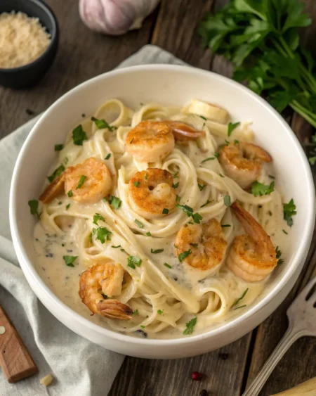 creamy shrimp pasta